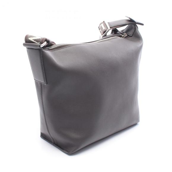 LOEWE CUBI Small Shoulder Bag, Leather, Men's, Gray - Picture 2 of 7